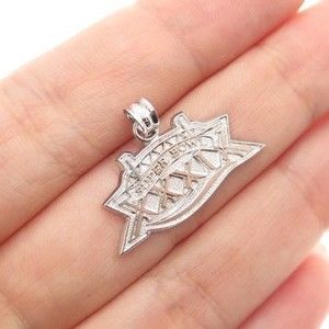 MICHAEL ANTHONY 925 Sterling Silver Vintage 1998 Super Bowl XXXIX Charm Pendant